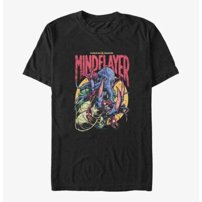 Dungeons & Dragons Mindflayer Logo Big & Tall T-Shirt