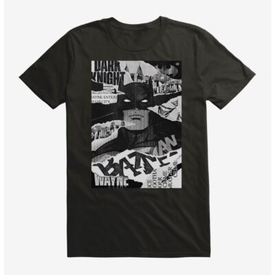 DC Comics Batman WB 100 Scrap Collage T-Shirt