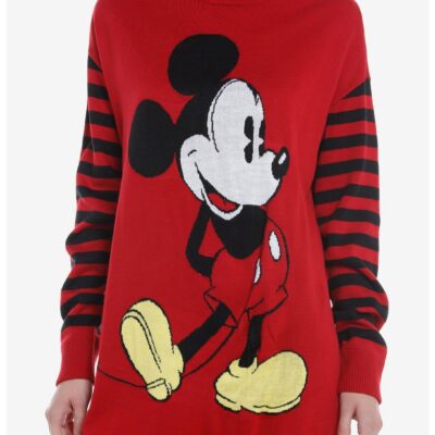 Disney Mickey Mouse Stripe Sweater Dress