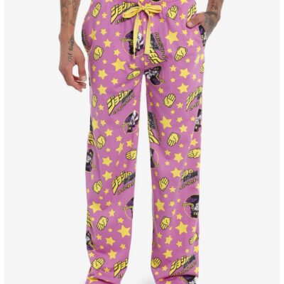 JoJo’s Bizarre Adventure Jotaro Pajama Pants