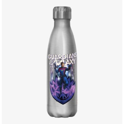 Marvel Guardians of the Galaxy Vol. 3 Star-Lord Badge Water Bottle