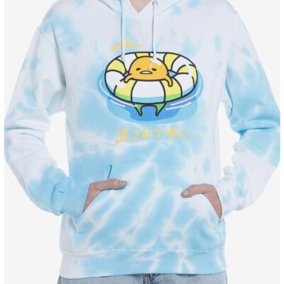 Gudetama Pool Tie-Dye Girls Hoodie