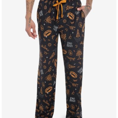 The Lord Of The Rings Icons Pajama Pants