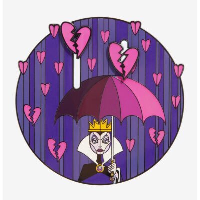 Loungefly Disney Villains Evil Queen Broken Hearts Enamel Pin