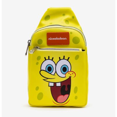 SpongeBob SquarePants Smiling Face Close Up Crossbody Bag