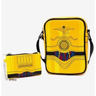 Star Wars C-3PO Droid Crossbody Bag and Wallet