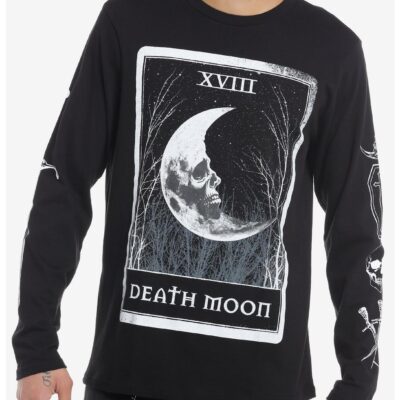 Social Collision Death Moon Long-Sleeve T-Shirt