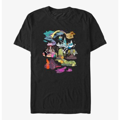 Adventure Time Land Of Ooo Big & Tall T-Shirt