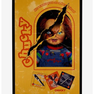 Chucky TV Series Torn Packaging Framed Poster