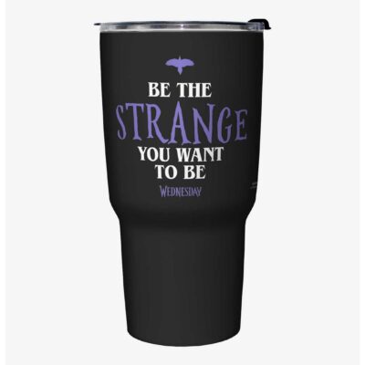 Wednesday Be The Strange You Want To Be Travel Mug