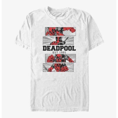 Marvel Deadpool Hero Panel Big & Tall T-Shirt