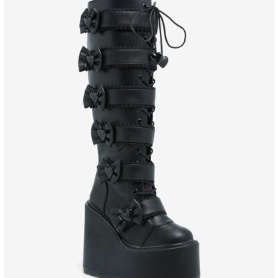 YRU Monster High Elissa Bat Dune Platform Boots