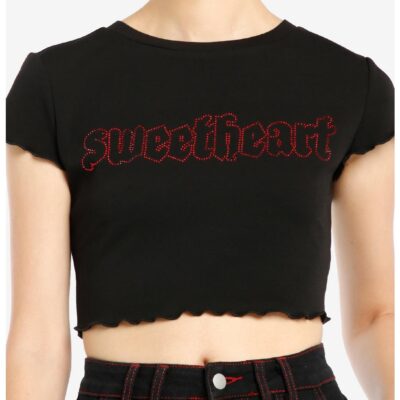 Sweetheart Rhinestone Girls Baby T-Shirt