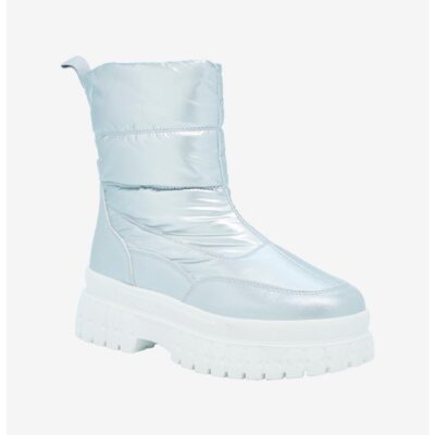 Dirty Laundry Chrome Puffer Boots