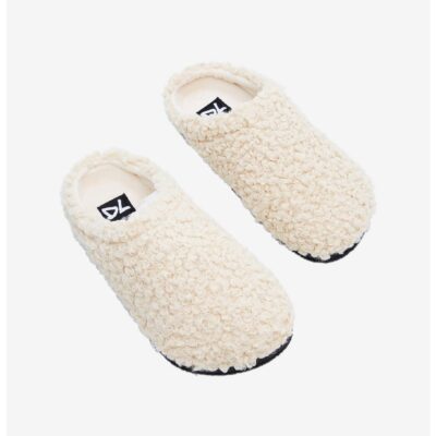 Dirty Laundry Ivory Sherpa Slippers