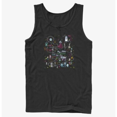 Disney The Haunted Mansion Mansion Map Tank