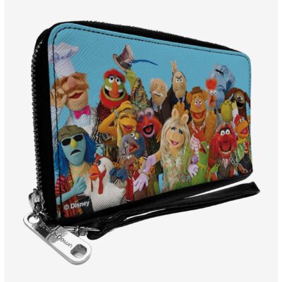 Disney The Muppets Character Group Portrait Zip Around Wallet