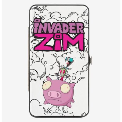 Invader Zim and GIR and Piggy Doddles Hinged Wallet