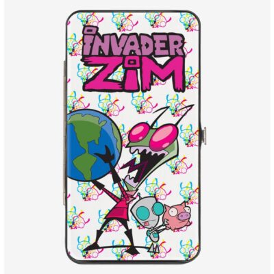 Invader Zim Rule The World Pose Hinged Wallet