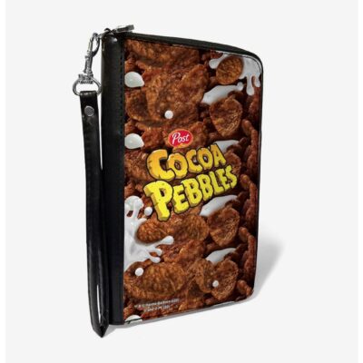 The Flintstones Post Cocoa Pebbles Logo Cereal Zip Around Wallet