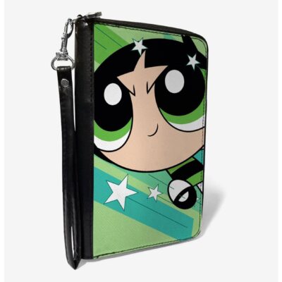 The Powerpuff Girls Buttercup Close-Up Pose Zip Around Wallet