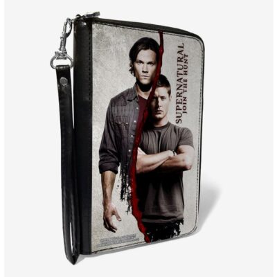 Supernatural Winchester Brothers Divided Zip Around Wallet