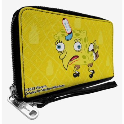 SpongeBob SquarePants Mocking Pineapple Close Up Zip Around Wallet