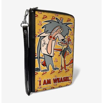 I Am Weasel IR Baboon Pose and Title Zip Around Wallet