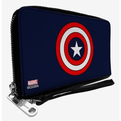 Marvel Captain America Shield Zip Around Wallet