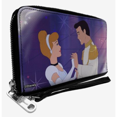 Disney Cinderella and Prince Ball Scene Zip Around Wallet