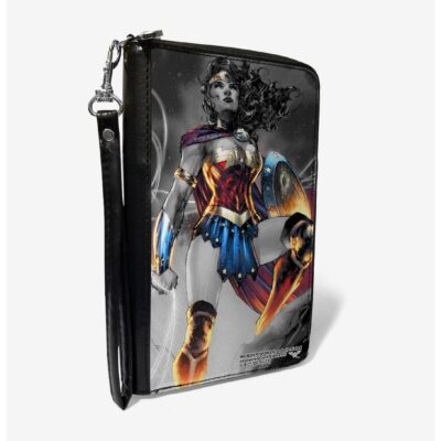 DC Comics Wonder Woman 75th Anniversary Standing Zip Around Wallet