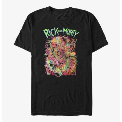 Rick and Morty Monsters Big & Tall T-Shirt