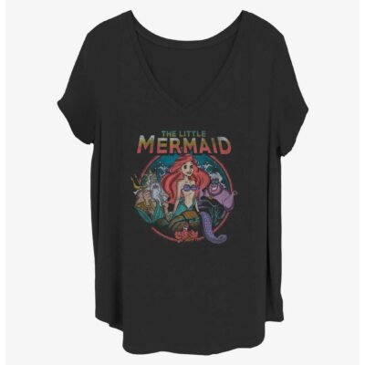 Disney The Little Mermaid Mermaid Crew Girls T-Shirt Plus Size