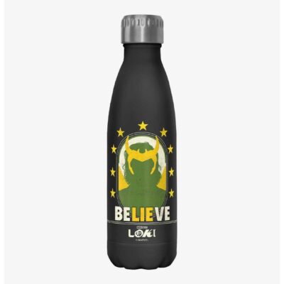 Marvel Loki President Loki Believe Stainless Steel Water Bottle