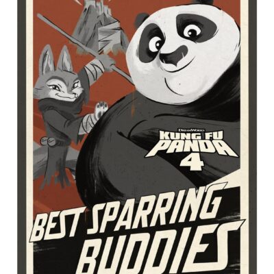 Kung Fu Panda 4 Best Buddies Poster