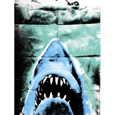 Jaws Beware While You Swim Poster