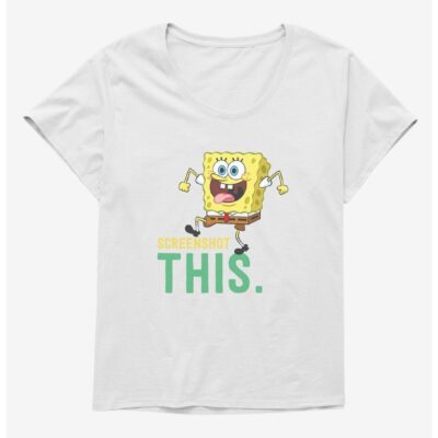 SpongeBob SquarePants Screenshot This Girls T-Shirt Plus Size