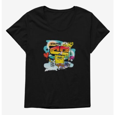 SpongeBob SquarePants Hip Hop King Girls T-Shirt Plus Size