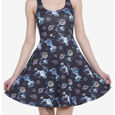 Pastel Planets Dress