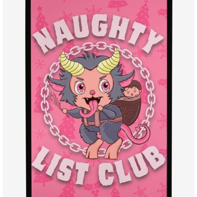 Krampus Naughty List Club Framed Poster