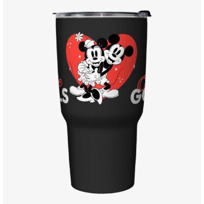 Disney Mickey Mouse Mickey and Minnie Couple Goals Travel Mug