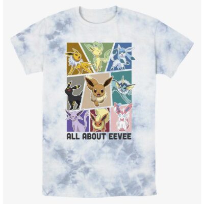 Pokemon Eeveelution Tie-Dye T-Shirt