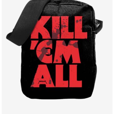 Rocksax Metallica Kill Em All Blood Crossbody Bag