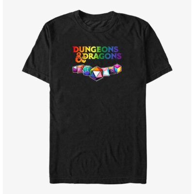 Dungeons & Dragons Pride Dice Big & Tall T-Shirt