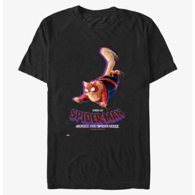 Spider-Man: Across The Spider-Verse Spider-Cat Poster T-Shirt