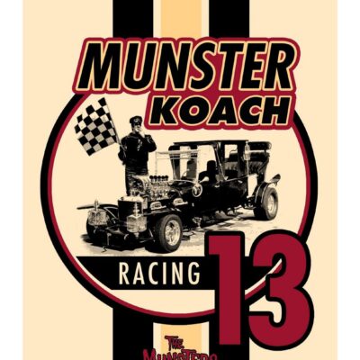 The Munsters Munster Koach Racing Poster