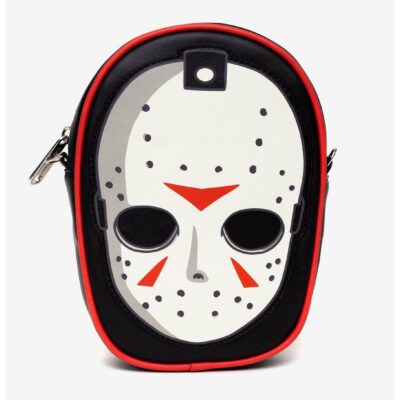 Friday The 13th Jason Hockey Mask Applique Crossbody Bag