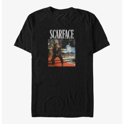 Scarface Say Hello To My Little Friend Big & Tall T-Shirt