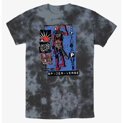 Marvel Spider-Man: Across the Spider-Verse Punk Power Tie-Dye T-Shirt