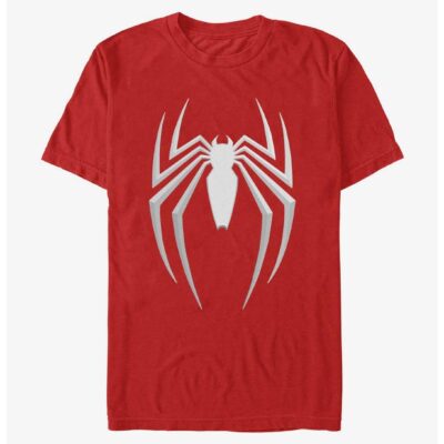 Marvel Spider-Man 2 Game Gray Spider Icon T-Shirt